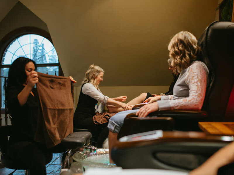 Couples Spa Package in Canmore with 60-min massage and 60-min pedicure for relaxation, rejuvenation, and shared pampering.