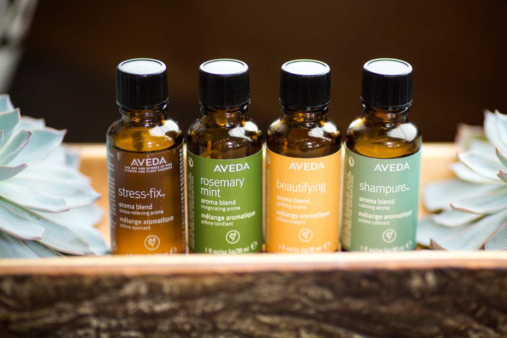 Aveda Stress Fix, Rosemary Mint, Shampure & Beautifying Oils - Rapunzels Salon and Spa - Canmore